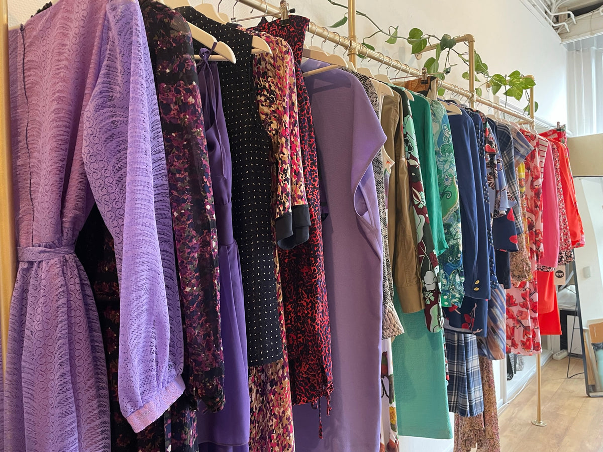 Interieur van vintagewinkel FLUPS in Amersfoort